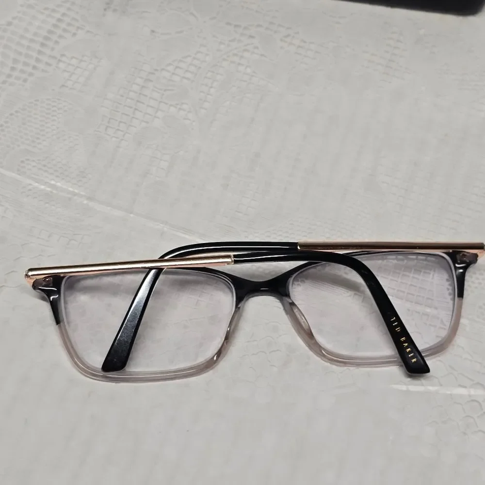 Ted Baker London TFW001 BLK 55-16-140 Women's Eyeglass Frames Black Gold
